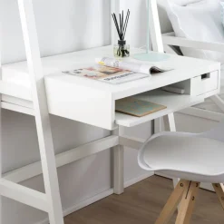 Banak Mesas De Escritorio Y Estudio^Bassay Blanco