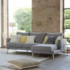 Banak Sofás Con Chaise Longue^Boss Gris