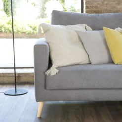 Banak Sofás Con Chaise Longue^Boss Gris
