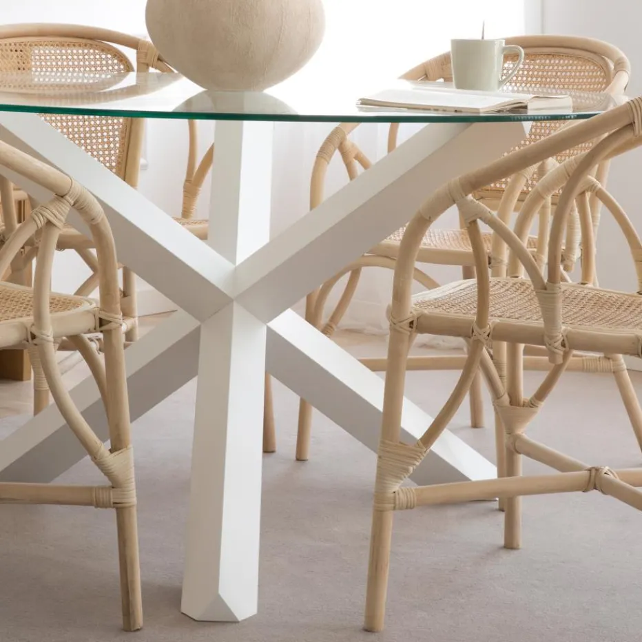 Banak Mesas De Comedor Y Salón^Carot Blanco