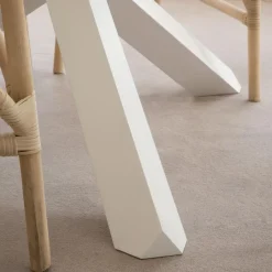 Banak Mesas De Comedor Y Salón^Carot Blanco
