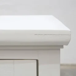 Banak Mesas De Comedor Y Salón^Carot Blanco Pincelado