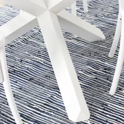 Banak Mesas De Comedor Y Salón^Carot Blanco Pincelado