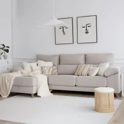 Banak Sofás Con Chaise Longue^Dandy Beige