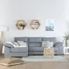Banak Sofás Con Chaise Longue^Delfos Color Tejido Personalizable