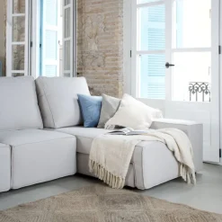 Banak Sofás Con Chaise Longue^Delta Color Tejido Personalizable