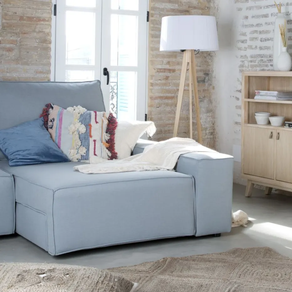 Banak Sofás Con Chaise Longue^Delta Color Tejido Personalizable