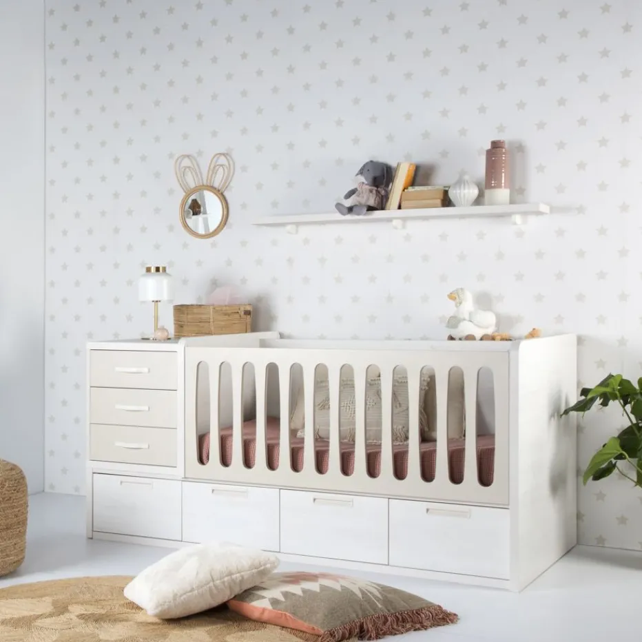 Banak Camas Abatibles Y Cunas^Doroty Color Madera Personalizable
