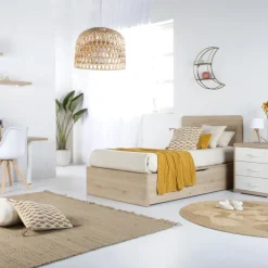 Banak Camas Abatibles Y Cunas^Doroty Color Madera Personalizable