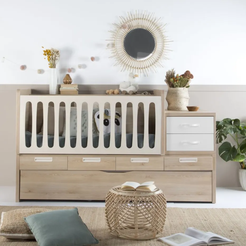 Banak Camas Abatibles Y Cunas^Doroty Color Madera Personalizable