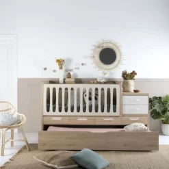 Banak Camas Abatibles Y Cunas^Doroty Color Madera Personalizable