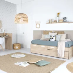 Banak Camas Abatibles Y Cunas^Doroty Color Madera Personalizable