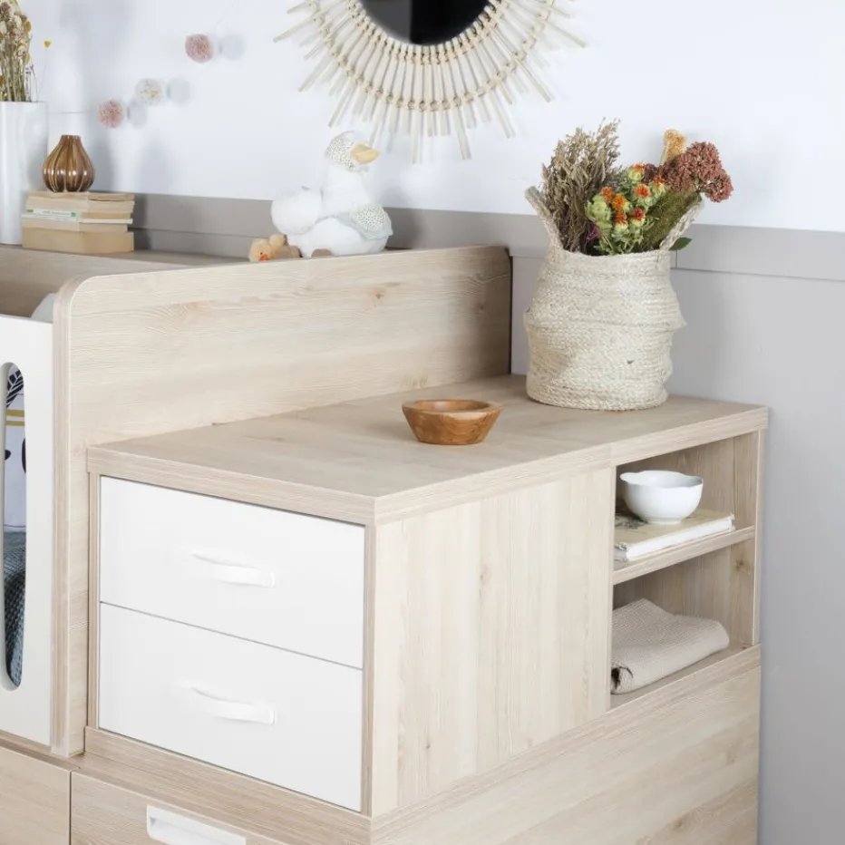 Banak Camas Abatibles Y Cunas^Doroty Color Madera Personalizable