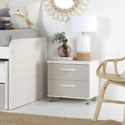 Banak Mesitas De Noche^Hansel Color Madera Personalizable