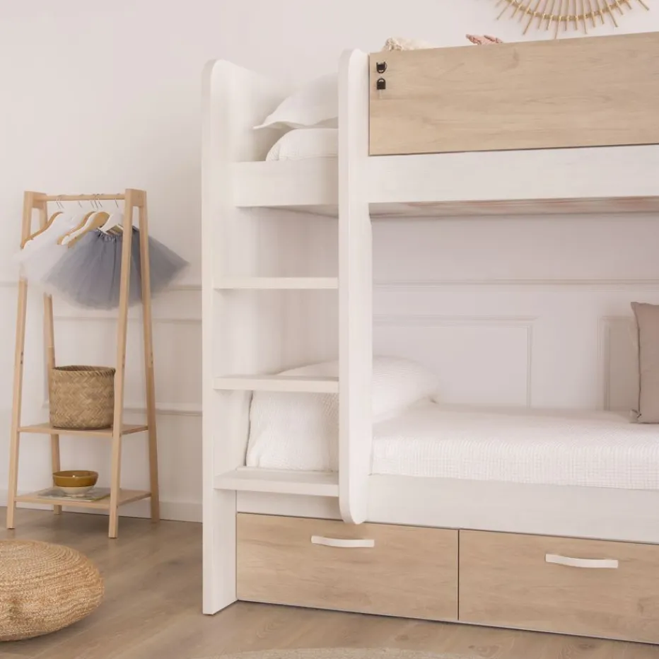 Banak Camas Nido Y Literas^Hansel Color Madera Personalizable