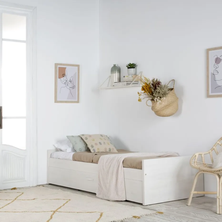 Banak Camas Nido Y Literas^Hansel Color Madera Personalizable