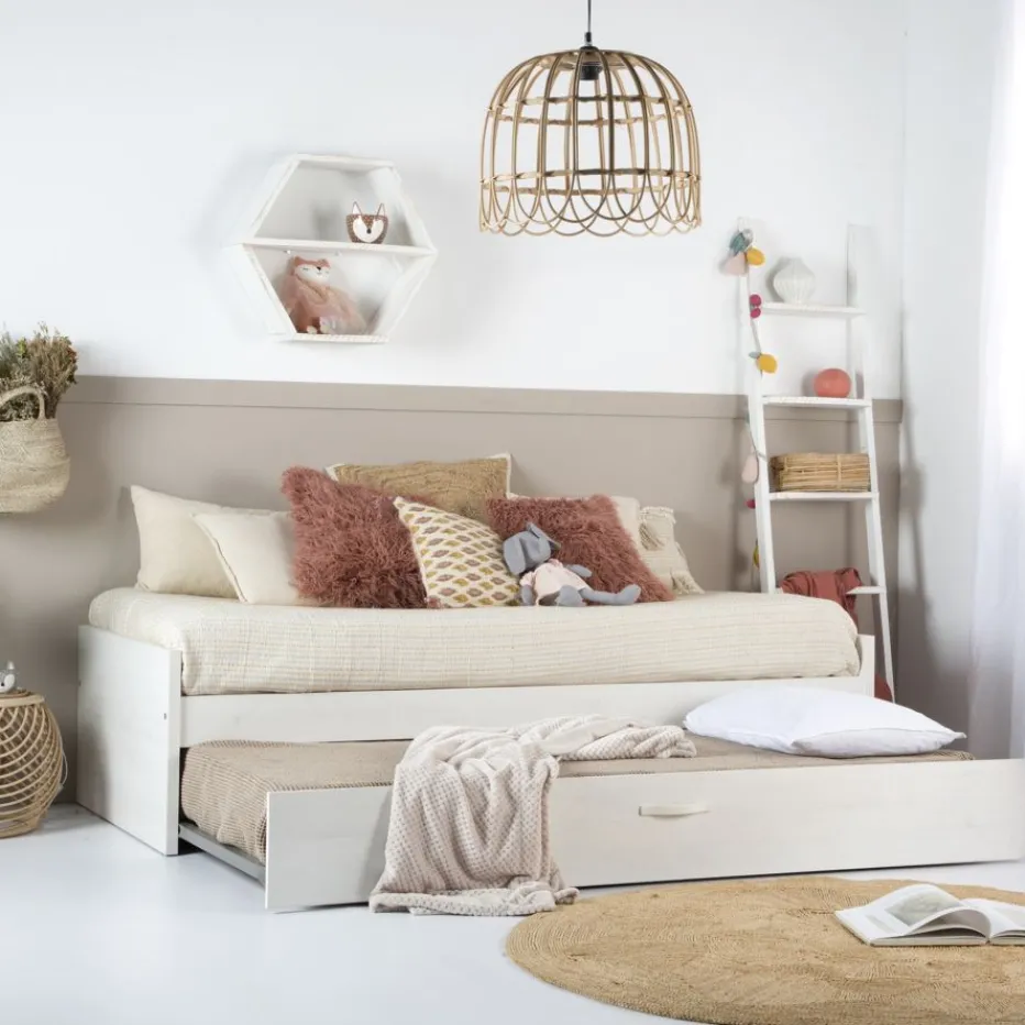 Banak Camas Nido Y Literas^Hansel Color Madera Personalizable