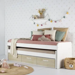 Banak Camas Nido Y Literas^Hansel Color Madera Personalizable