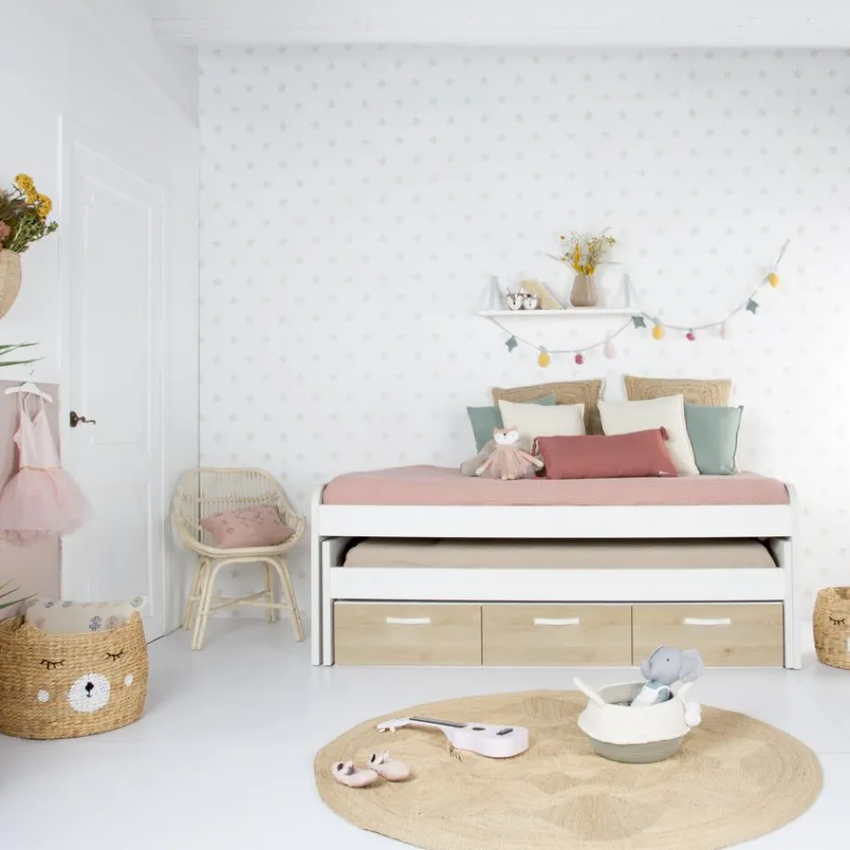 Banak Camas Nido Y Literas^Hansel Color Madera Personalizable