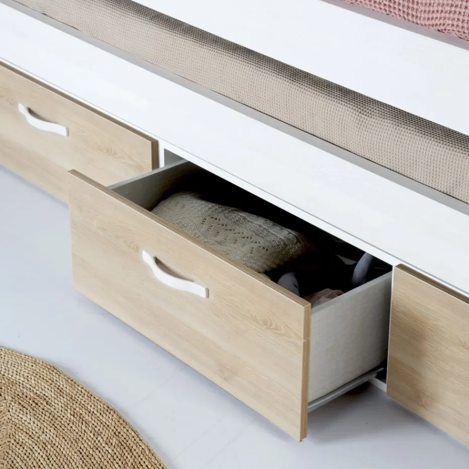 Banak Camas Nido Y Literas^Hansel Color Madera Personalizable