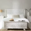 Banak Cabeceros De Madera^Indira Blanco Brushed