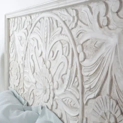 Banak Cabeceros De Madera^Indira Blanco Brushed