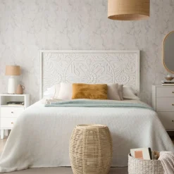 Banak Cabeceros De Madera^Indira Blanco Brushed