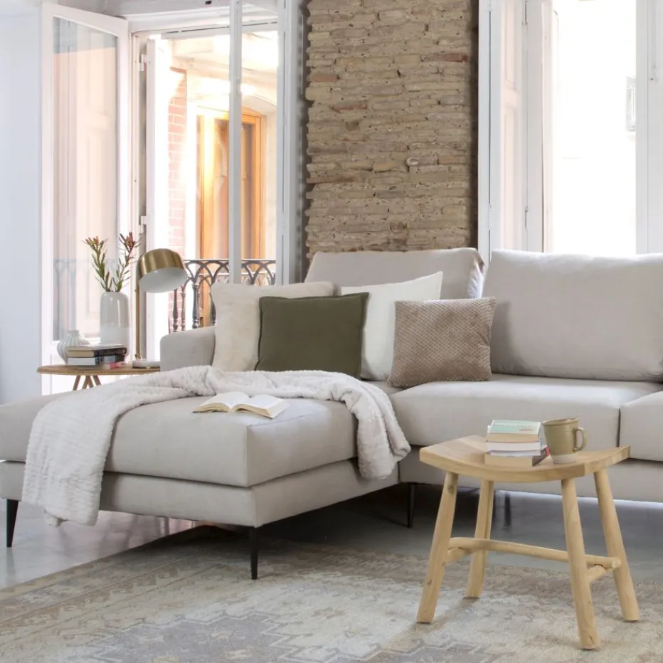 Banak Sofás Con Chaise Longue^Jagger Beige