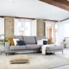 Banak Sofás Con Chaise Longue^Jagger Gris