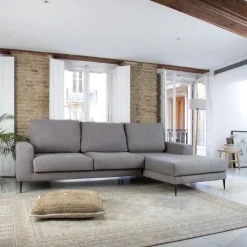 Banak Sofás Con Chaise Longue^Jagger Gris