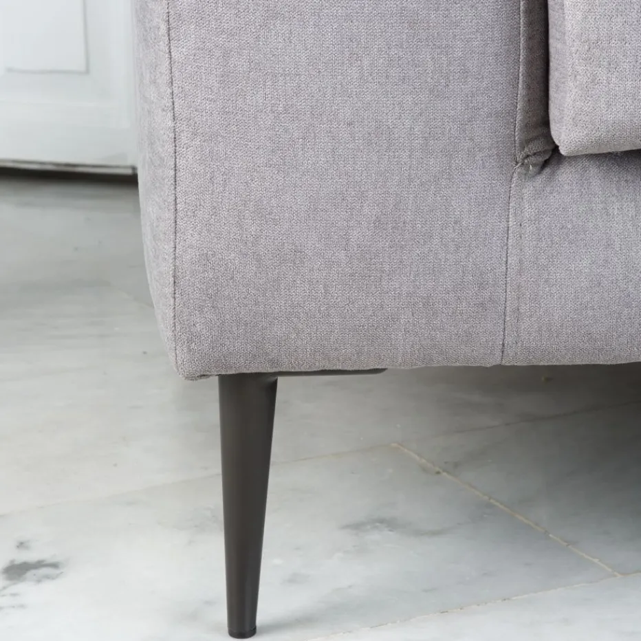 Banak Sofás Con Chaise Longue^Jagger Gris