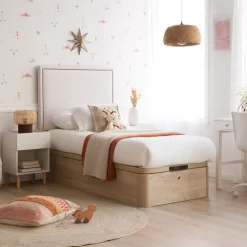 Banak Camas Abatibles Y Cunas^Kamila Color Madera Personalizable
