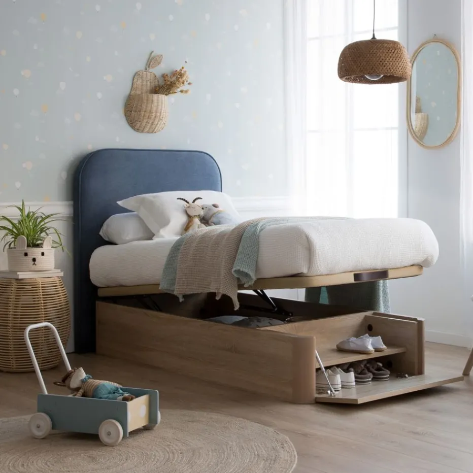 Banak Camas Abatibles Y Cunas^Kamila Color Madera Personalizable