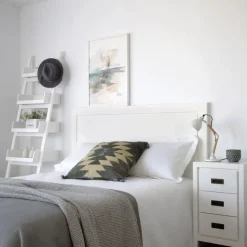 Banak Cabeceros De Madera^Kehra Blanco
