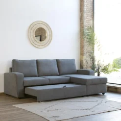 Banak Sofás Cama^Kubor Gris