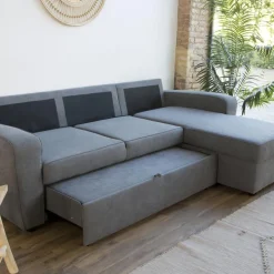 Banak Sofás Cama^Kubor Gris