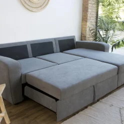 Banak Sofás Cama^Kubor Gris