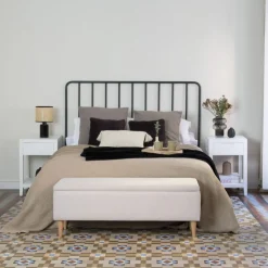 Banak Cabeceros De Madera^Mirta Gris Antracita
