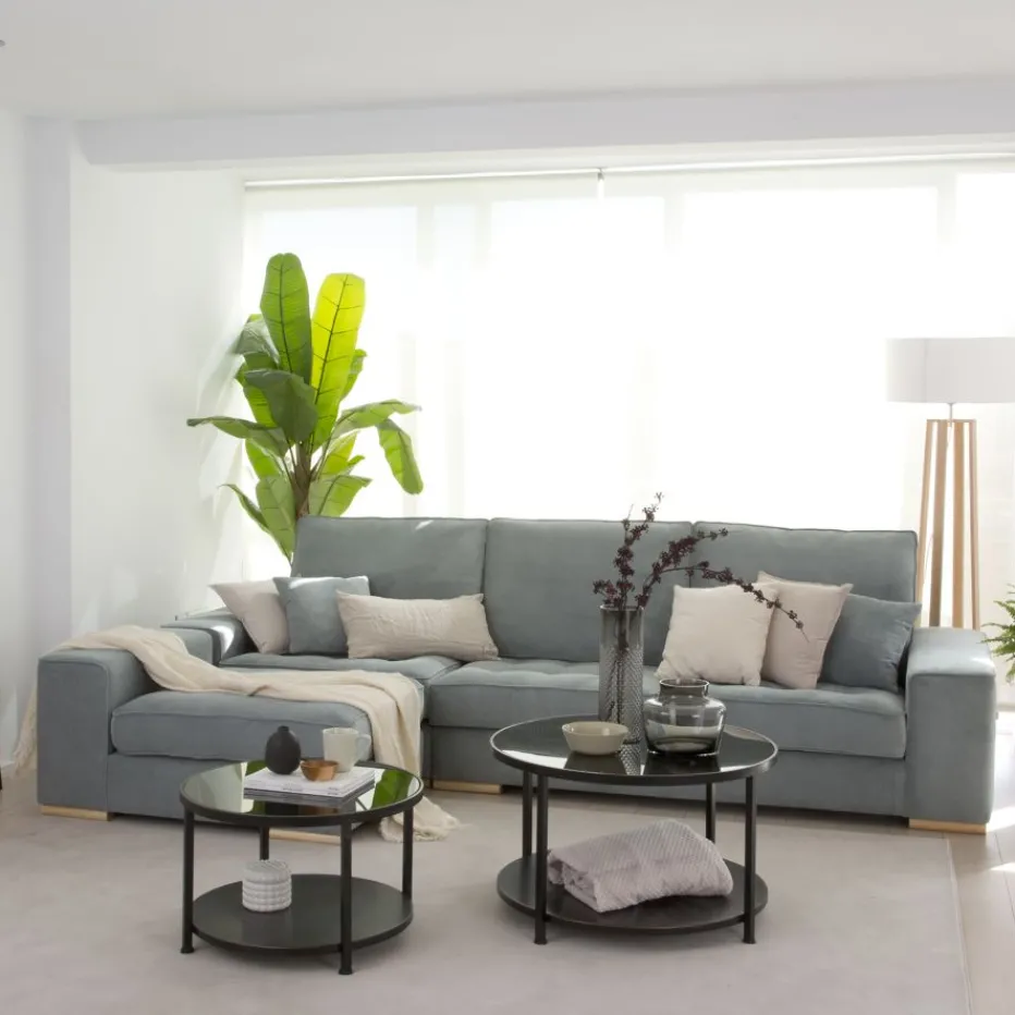 Banak Sofás Con Chaise Longue^Moa Color Tejido Personalizable