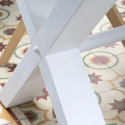 Banak Mesas De Comedor Y Salón^Naish Blanco Pincelado