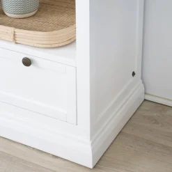 Banak Estanterías^Nantes Blanco Pincelado