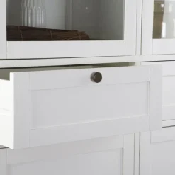 Banak Aparadores Y Vitrinas^Nantes Blanco Pincelado