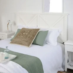 Banak Cabeceros De Madera^Niza Blanco