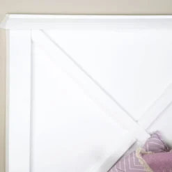 Banak Cabeceros De Madera^Niza Blanco