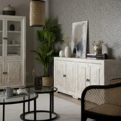 Banak Aparadores Y Vitrinas^Oblak Blanco Shabby
