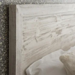 Banak Cabeceros De Madera^Oblak Blanco Shabby