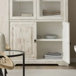Banak Aparadores Y Vitrinas^Oblak Blanco Shabby