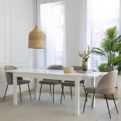 Banak Mesas De Comedor Y Salón^Odel Blanco