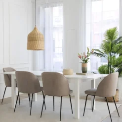Banak Mesas De Comedor Y Salón^Odel Blanco