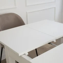 Banak Mesas De Comedor Y Salón^Odel Blanco